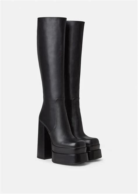 botas tipo versace|Versace Platform Boots for Women .